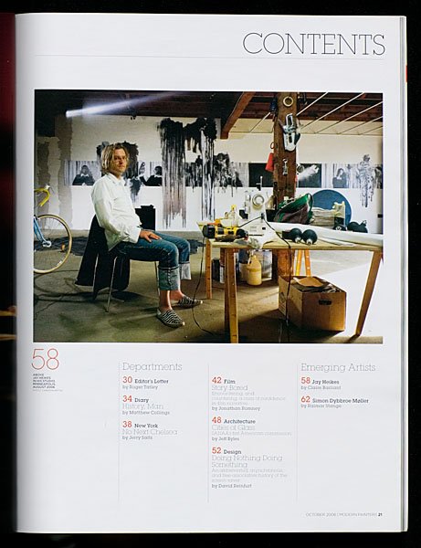 Modern Painters   October 2006